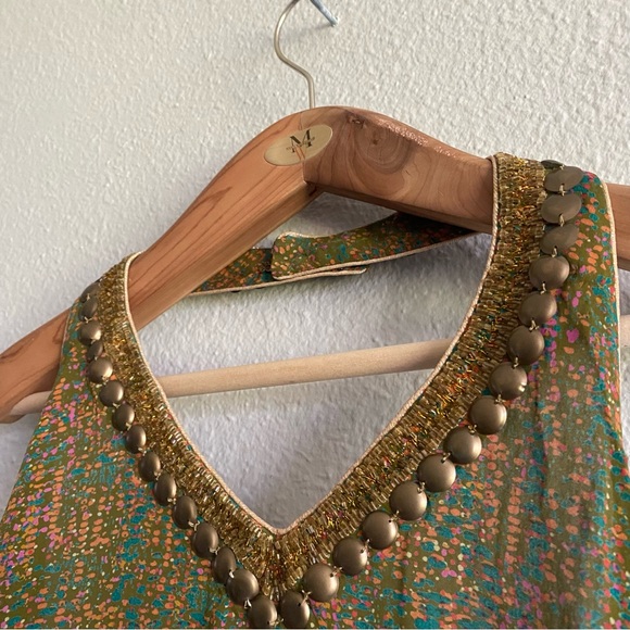 Satya Paul Designer Halter Silk Dress - Picture 8 of 16
